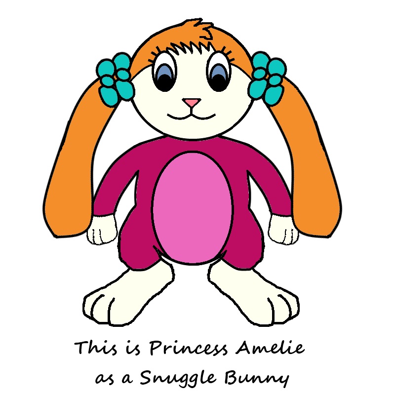 Princess Amelie as Snuggle Bunny