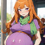 Daphne Blake: Blushing Pregnant Beauty