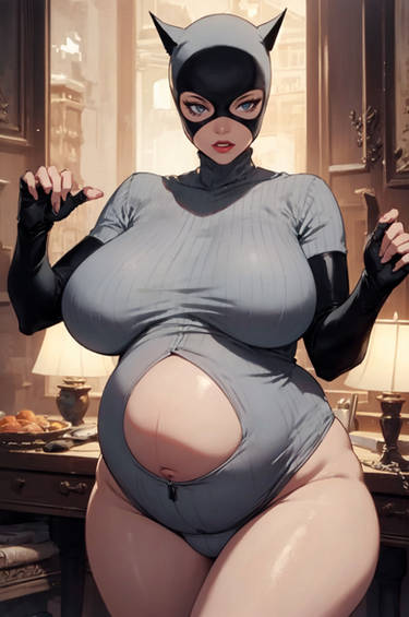 Catwoman's Big Belly