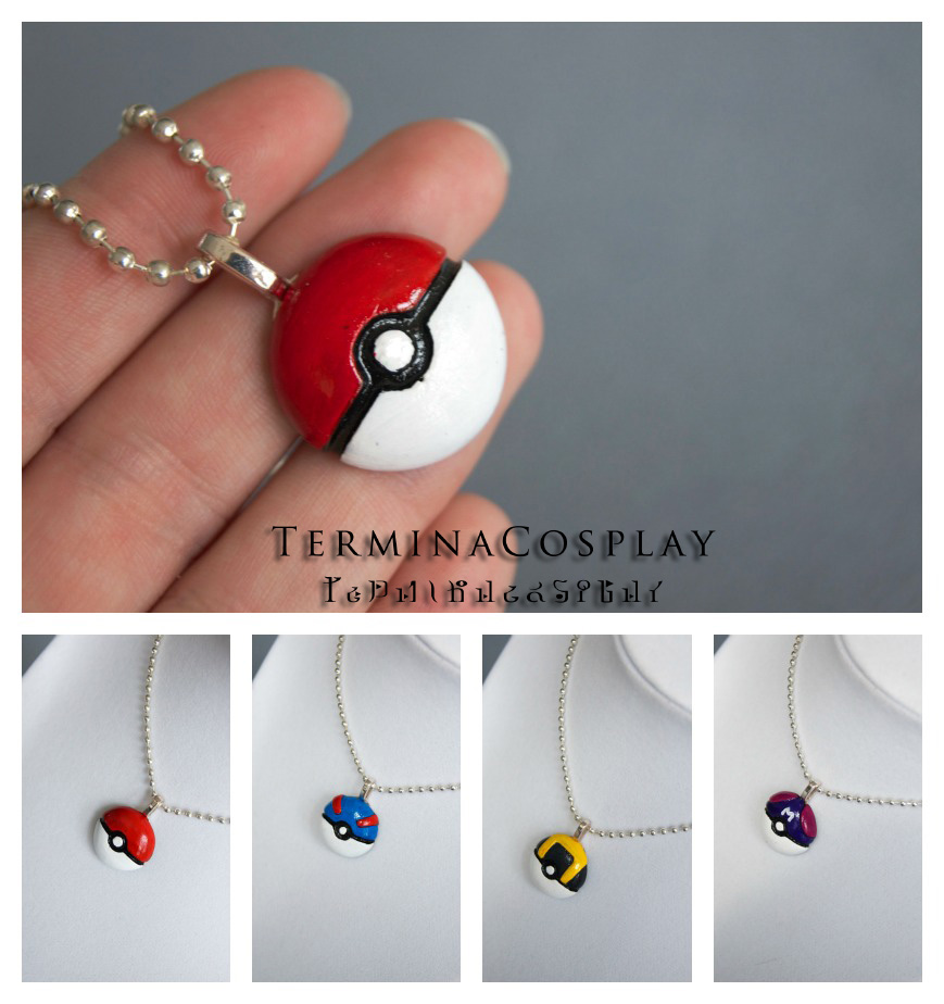 Pokeball Pendants