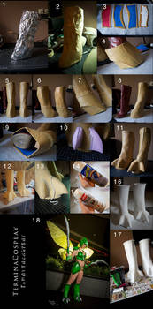 Big Cosplay Feet Tutorial: Scyther Boots