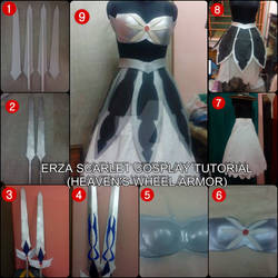 ERZA COSPLAY TUTORIAL(HEAVEN's WHEEL ARMOR)