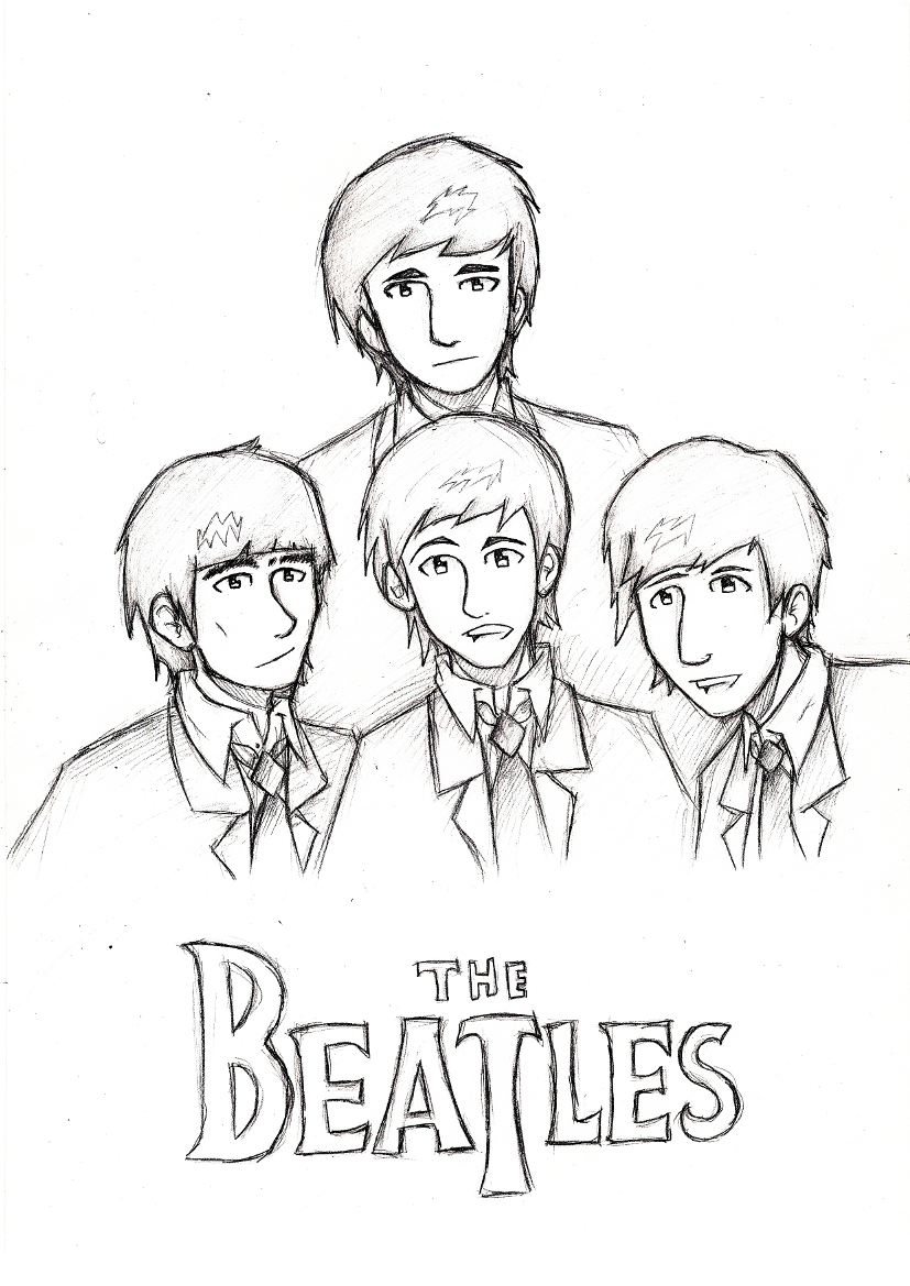 Easy Beatles Drawings