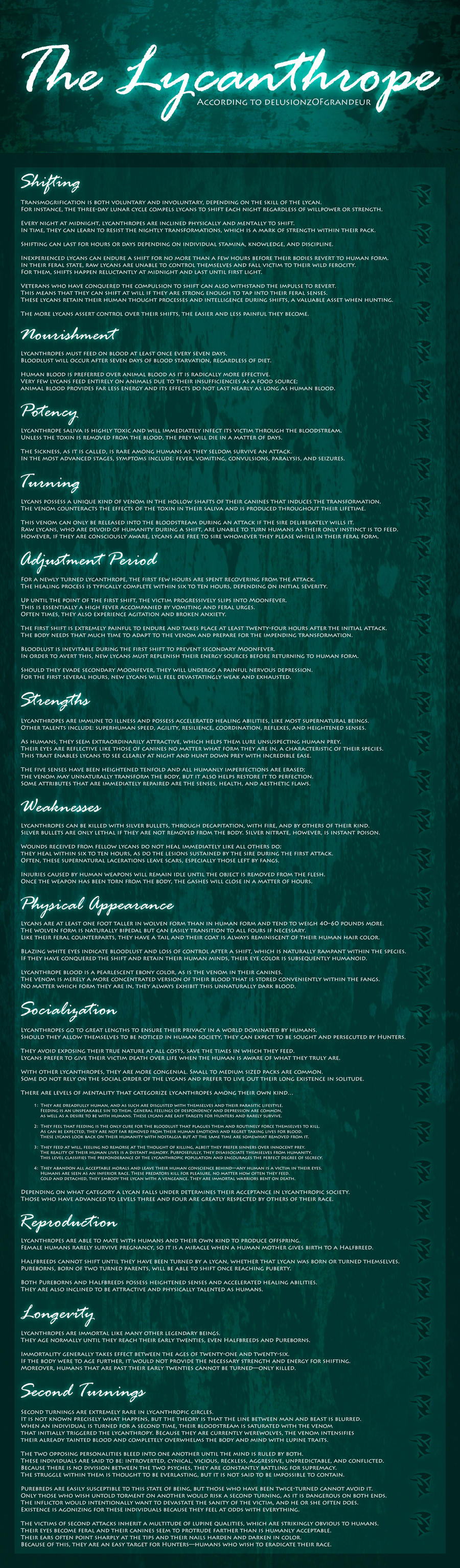 Lycanthropes - Declassified by SaraChristensen