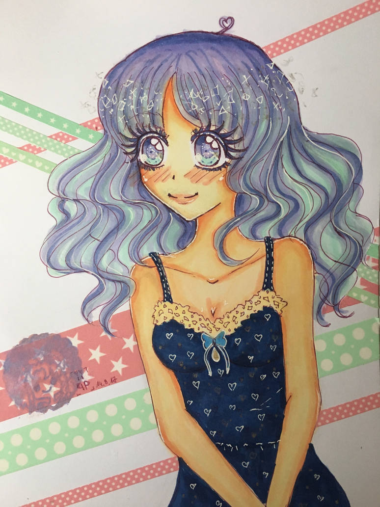 Purple Girl *Cute Eye's* by ichiipanpan