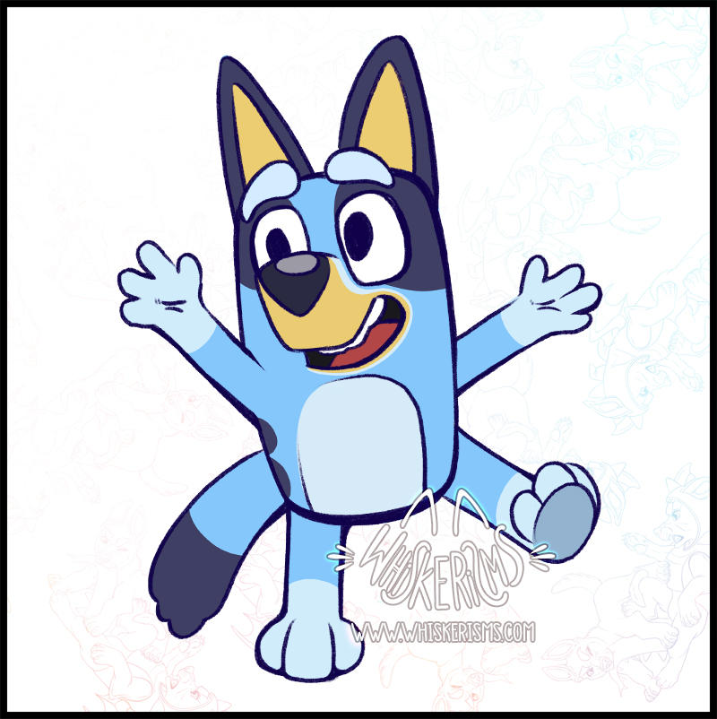 Six Fan Arts #1 | Bluey by whiskerisms on DeviantArt