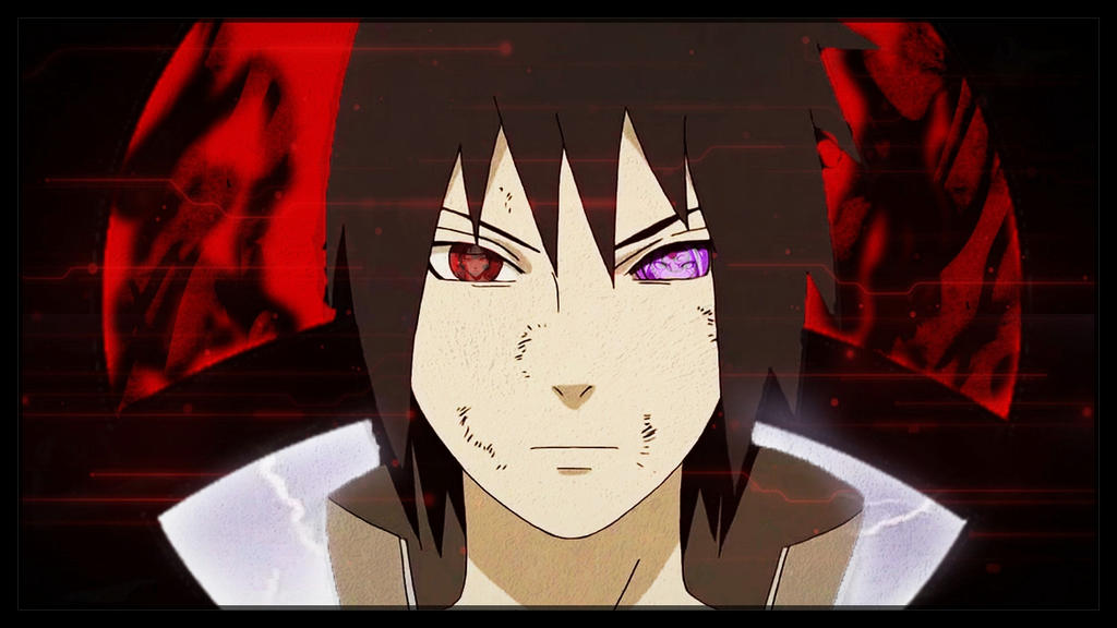 Sasuke Uchiha Sharingan Rinnegan Amaterasu Poster by realsmoky on