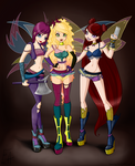 Dark Believix Trio by CoolCatFlora