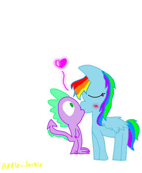 Spike x Rainbow Dash