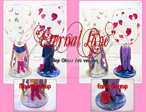 'Eternal Love' Wine Glass Ver