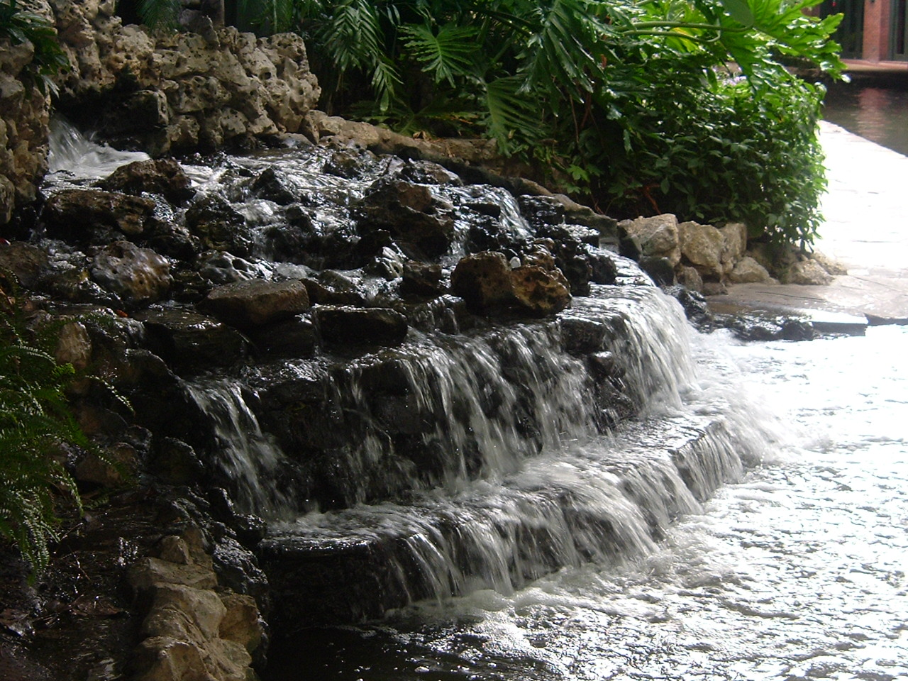 Riverwalk Waterfall