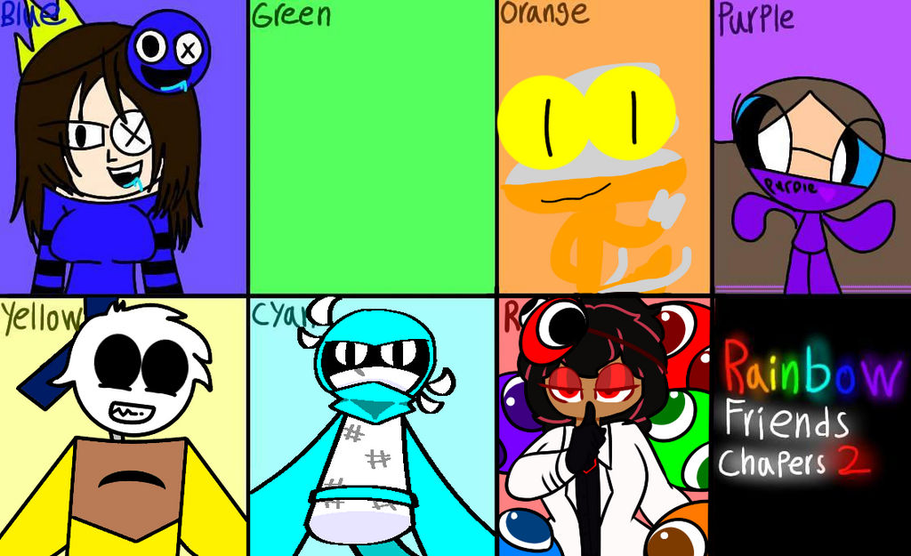 Rainbow friends chapter 2 collab [Red] by Folk45 on DeviantArt