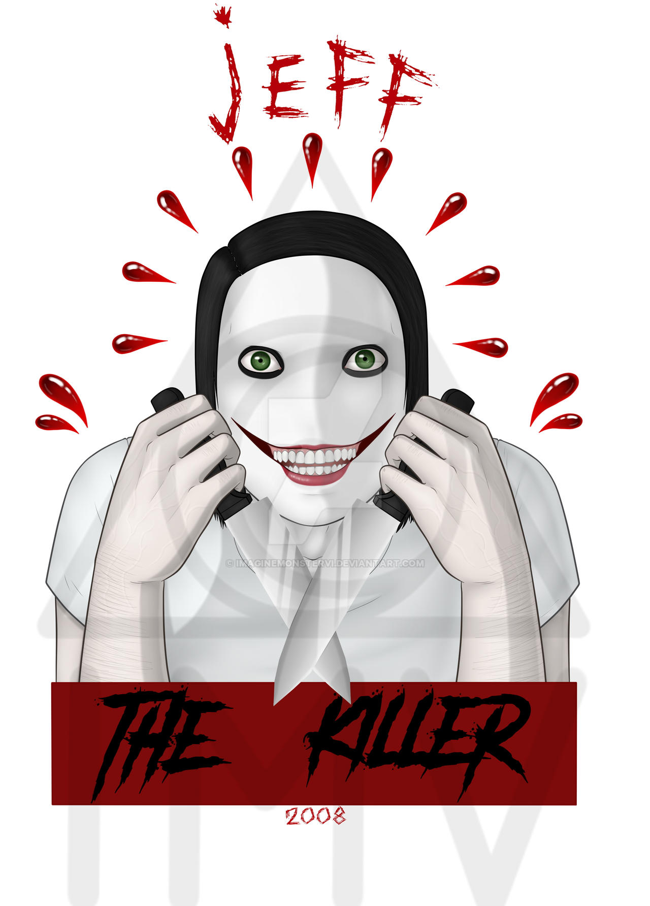Jeff The Killer [Fan Art : Creepypasta ] by SeiiRiver on DeviantArt