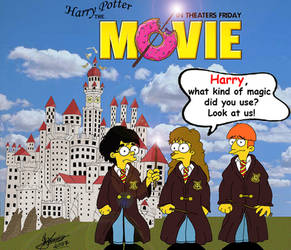 Harry Potter a la Simpson