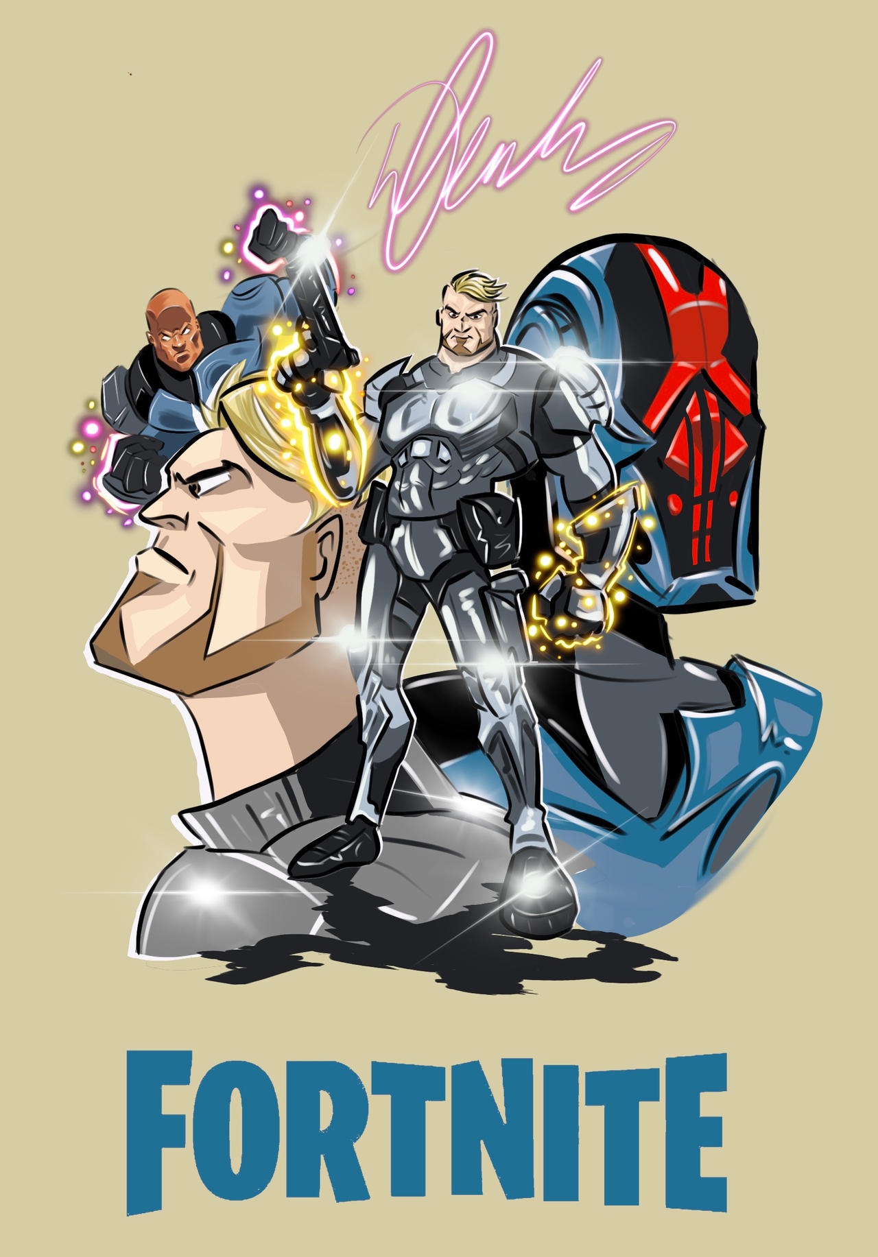 Fortnite fan art by waynebewley on DeviantArt