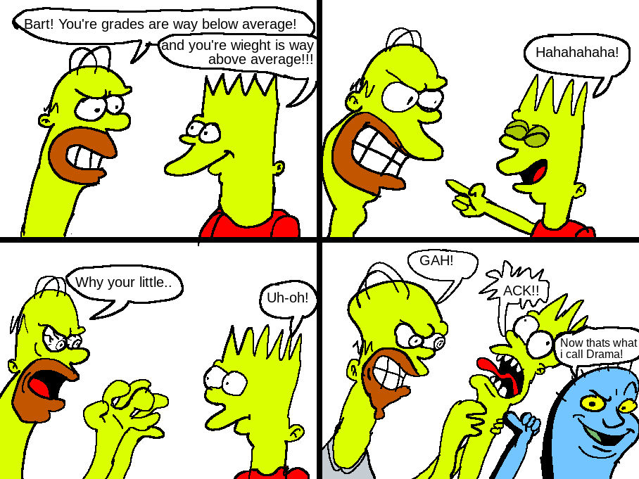 Chocking Rage Comic the simpsoons comic #1: Choking Hazard by mysticartist308 on DeviantArt