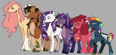 MLP Next Gen| Mane Six Redesigns UPDATED