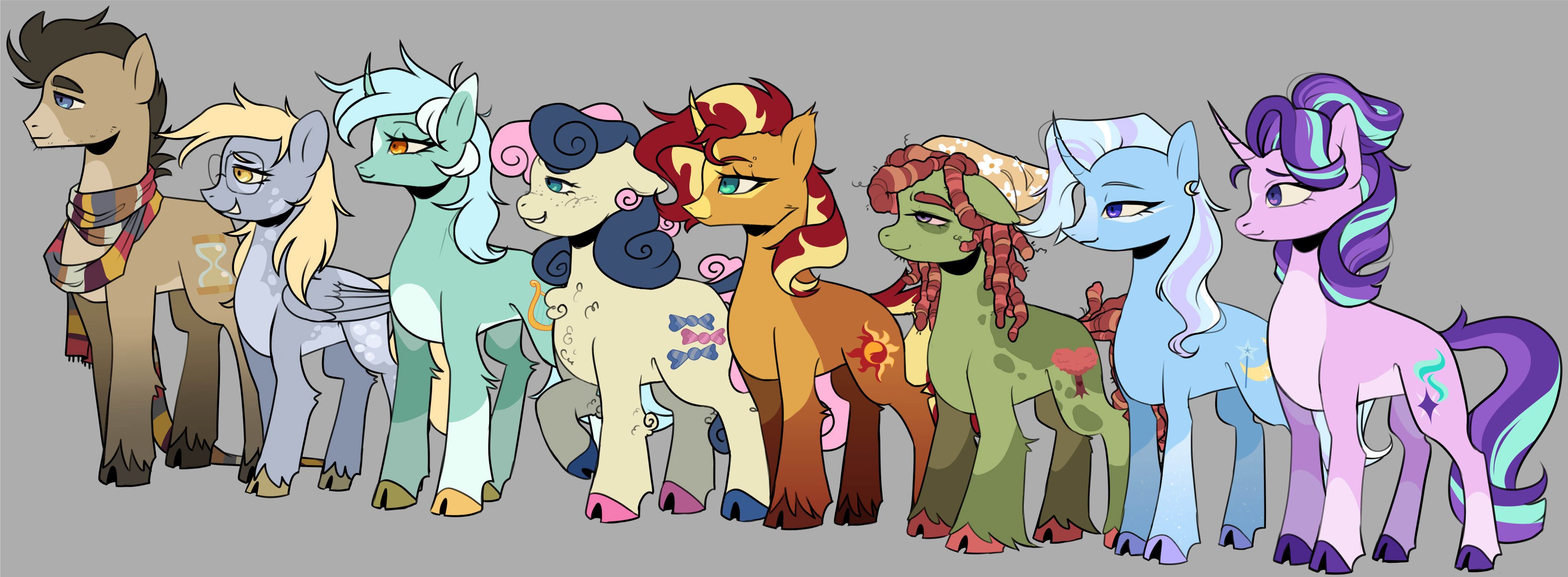 MLP Next Gen | Side Pony Redesigns 1 by zowwyroo on DeviantArt