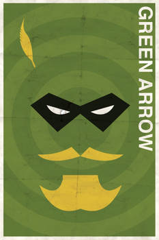 Green Arrow - Vintage Poster