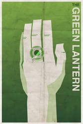 Green Lantern - Vintage Poster