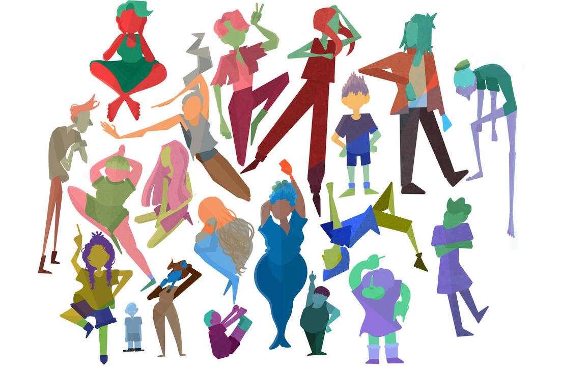 | Color complementary: 20 differents characters | by PacmanResiliente ...