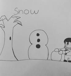 Inktober 2019 #11 Snow