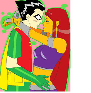 Starfire and Robin