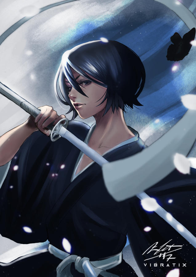 Rukia by Vibratix on DeviantArt