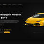 One page design - Lamborghini