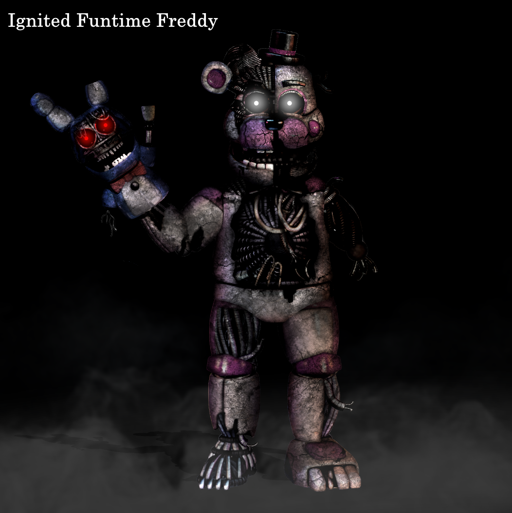 Spring Fun Time Freddy Ignited Funtime Freddy by VectorArtz2323 on DeviantArt