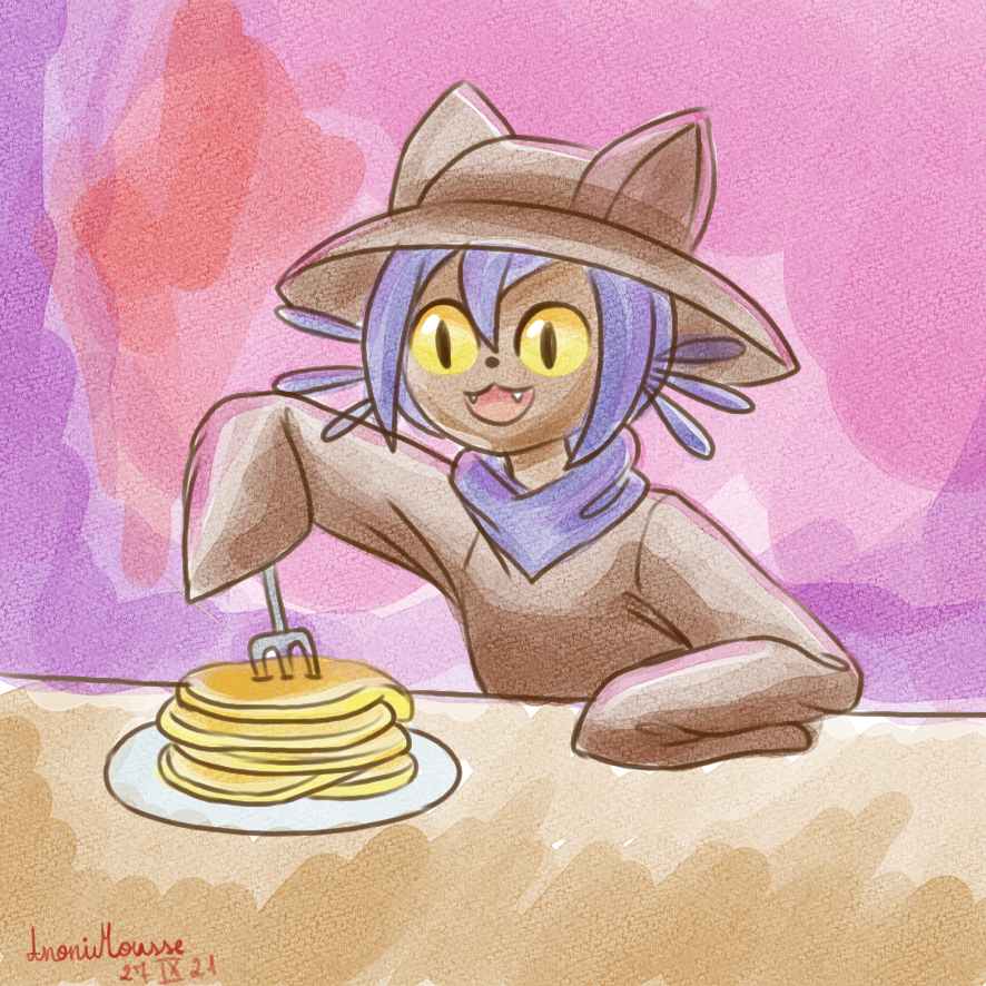 - Niko with Pancakes by AnonimatedStories on DeviantArt