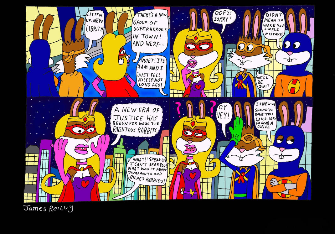 A Group of Superhero Rabbits by JamesStarToonist on DeviantArt
