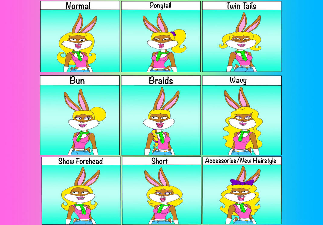 Penelope Rabbit Sign Hairstyles of Penelope Rabbit by JamesStarToonist on DeviantArt