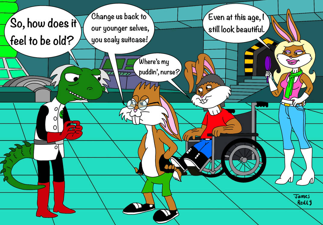 Olddist Rabbit The Elderly Rabbit Trio by JamesStarToonist on DeviantArt