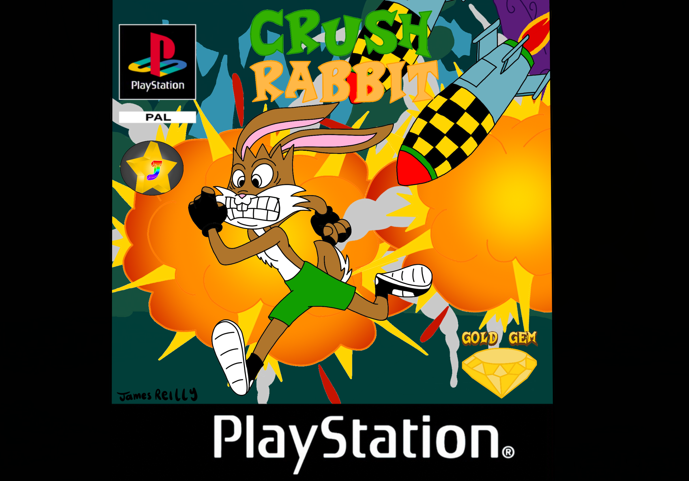 Crush Rabbit PS1 Game by JamesStarToonist on DeviantArt
