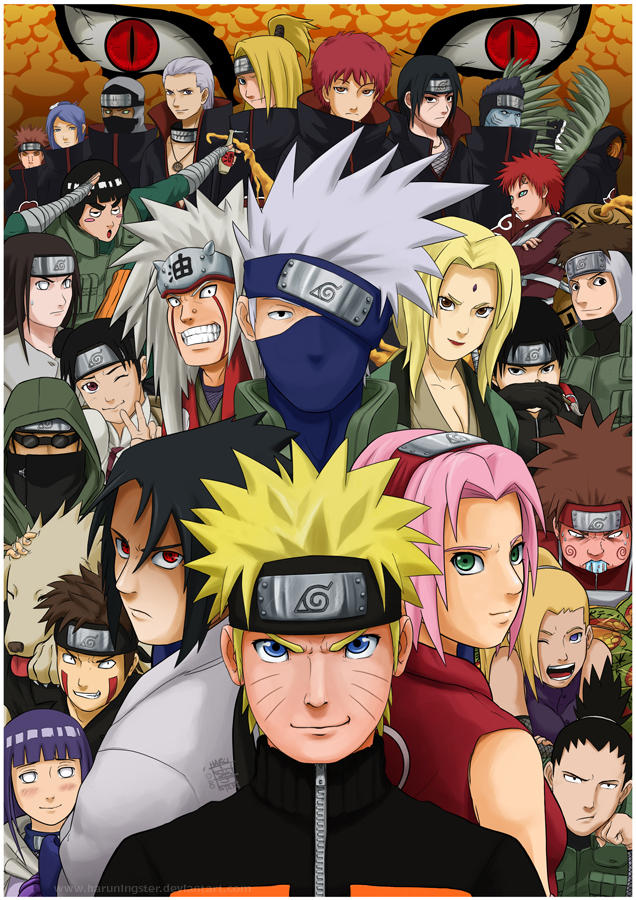 What is your haut, retour au début 5 of Naruto characters? - Naruto  réponses - fanpop