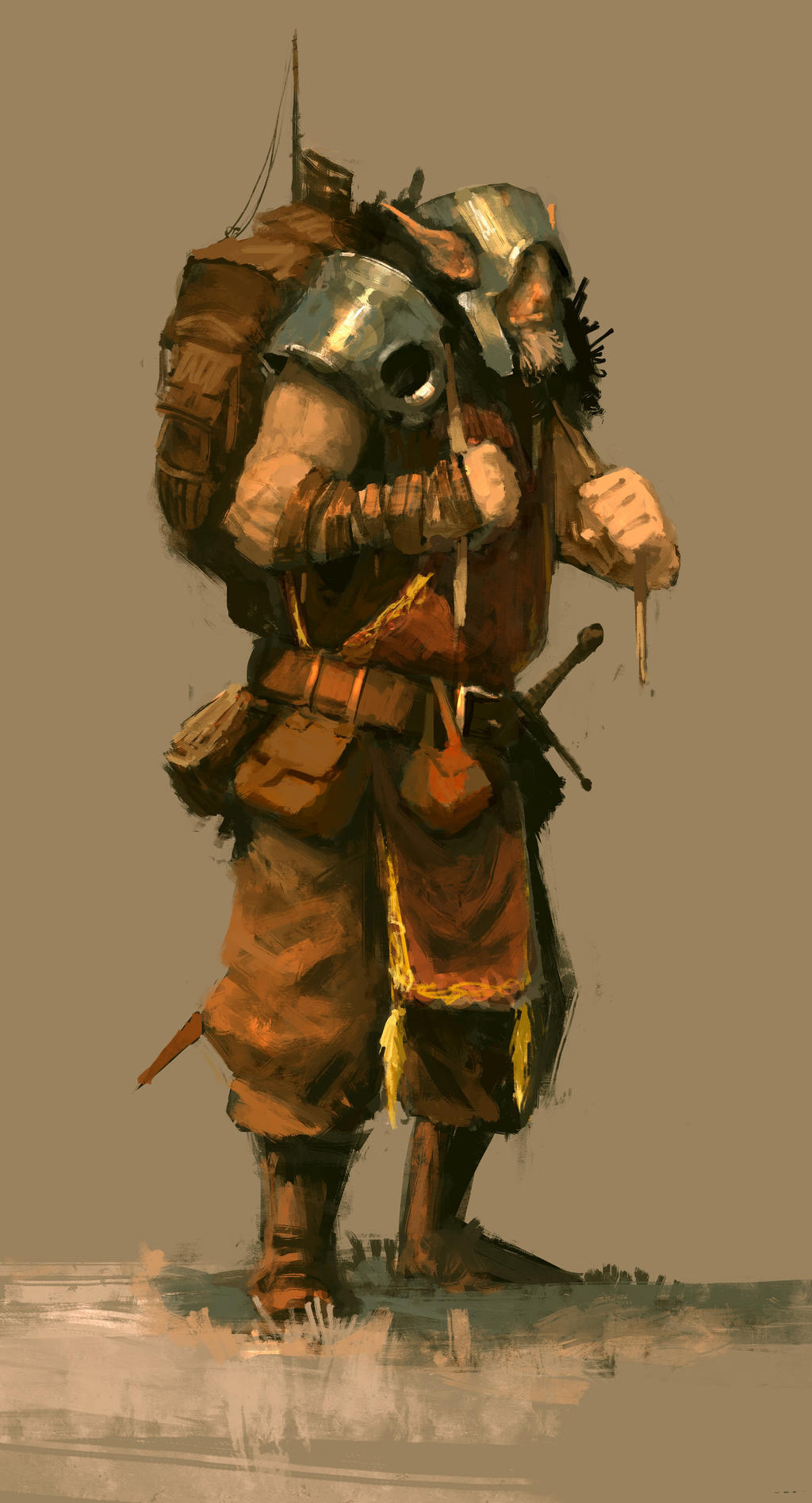 Strong Merchant Merchant - Character Concept (color) by TacticsOgre on DeviantArt