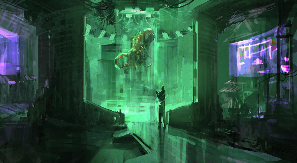 Alien Examination - mood sketch by TacticsOgre on DeviantArt