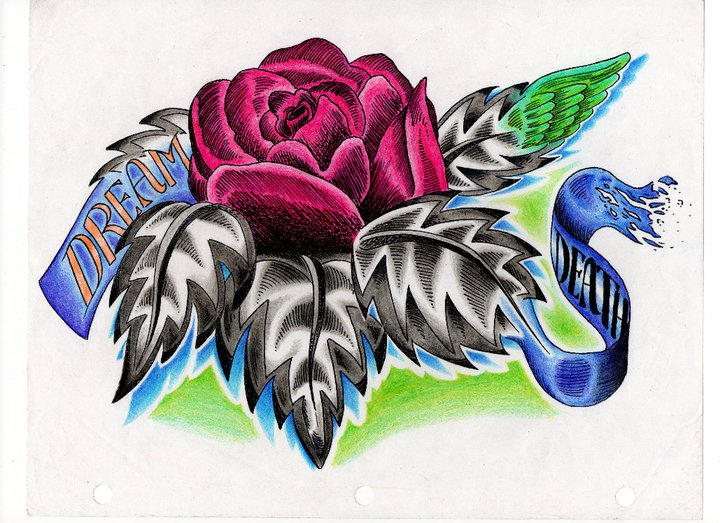 Dream-Die Tattoo by jesus-at-art Dream-Die Tattoo by jesus-at-art