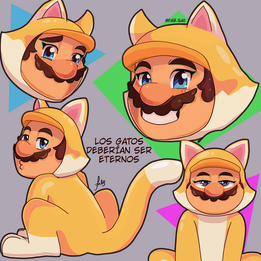 Mario Cat By Fabsaii On DeviantArt mario-cat-by-fabsaii-on-deviantart