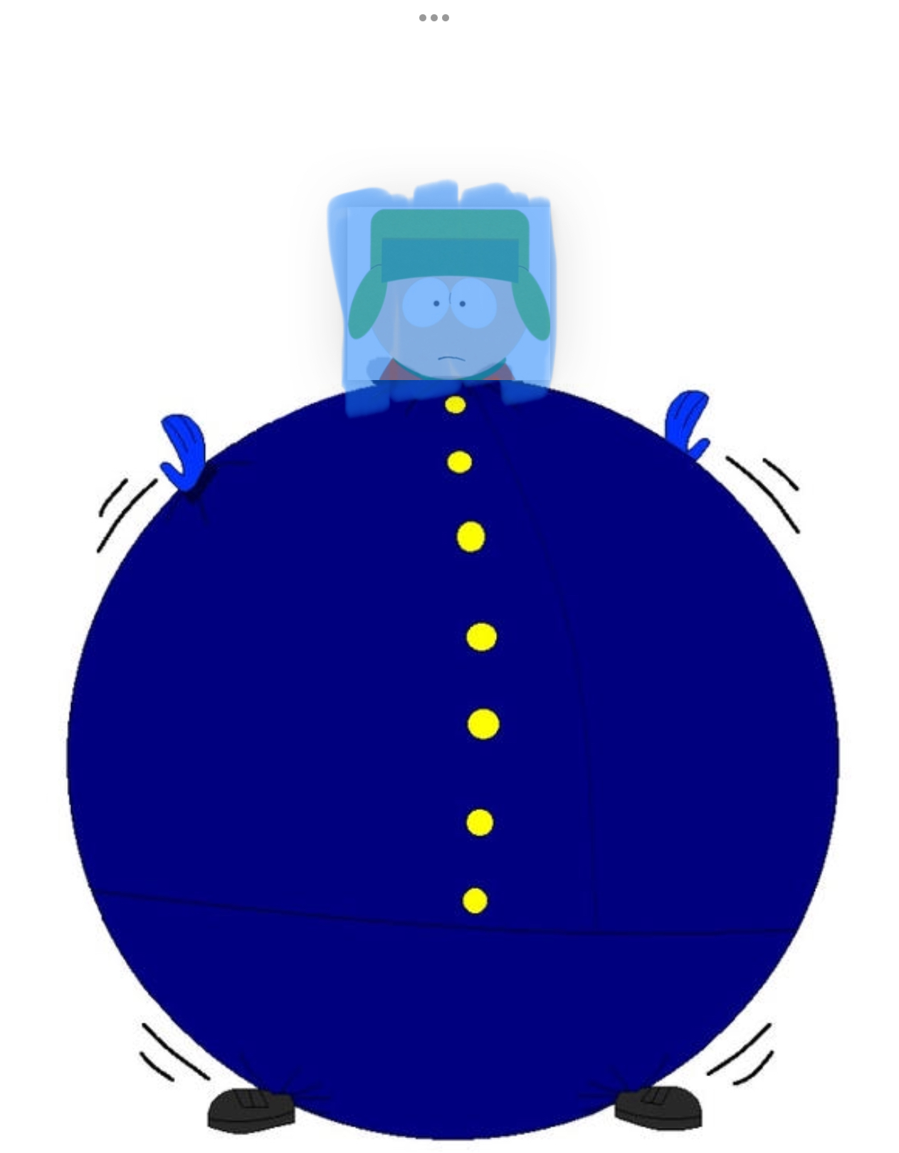 Kyle (South Park) Inflated Like A Big Blueberry by inflationrules on ...