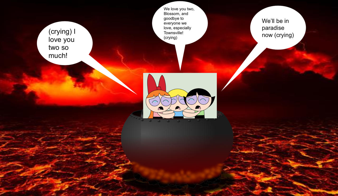 The Powerpuff Girls Saying Their Final Goodbyes by inflationrules on ...