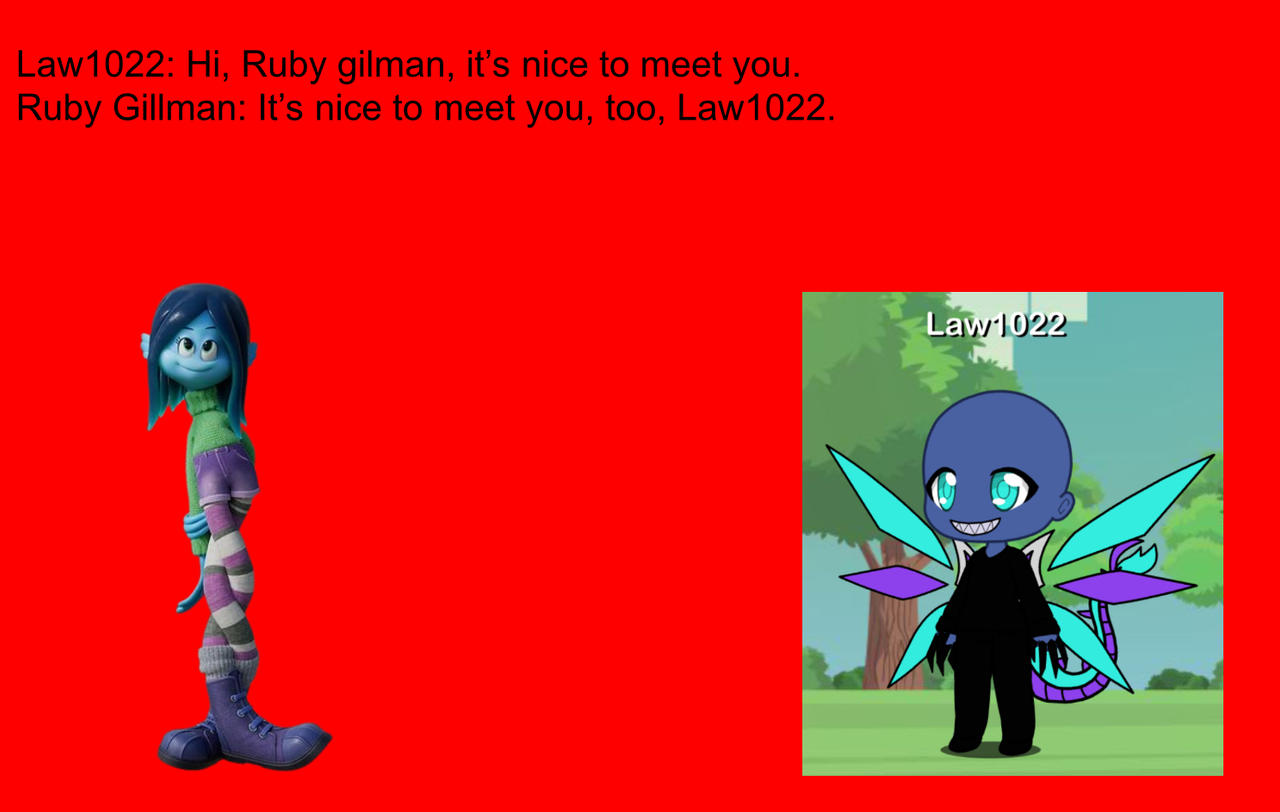 Ruby Infiation Law1022 Meeting Ruby Gillman by inflationrules on DeviantArt
