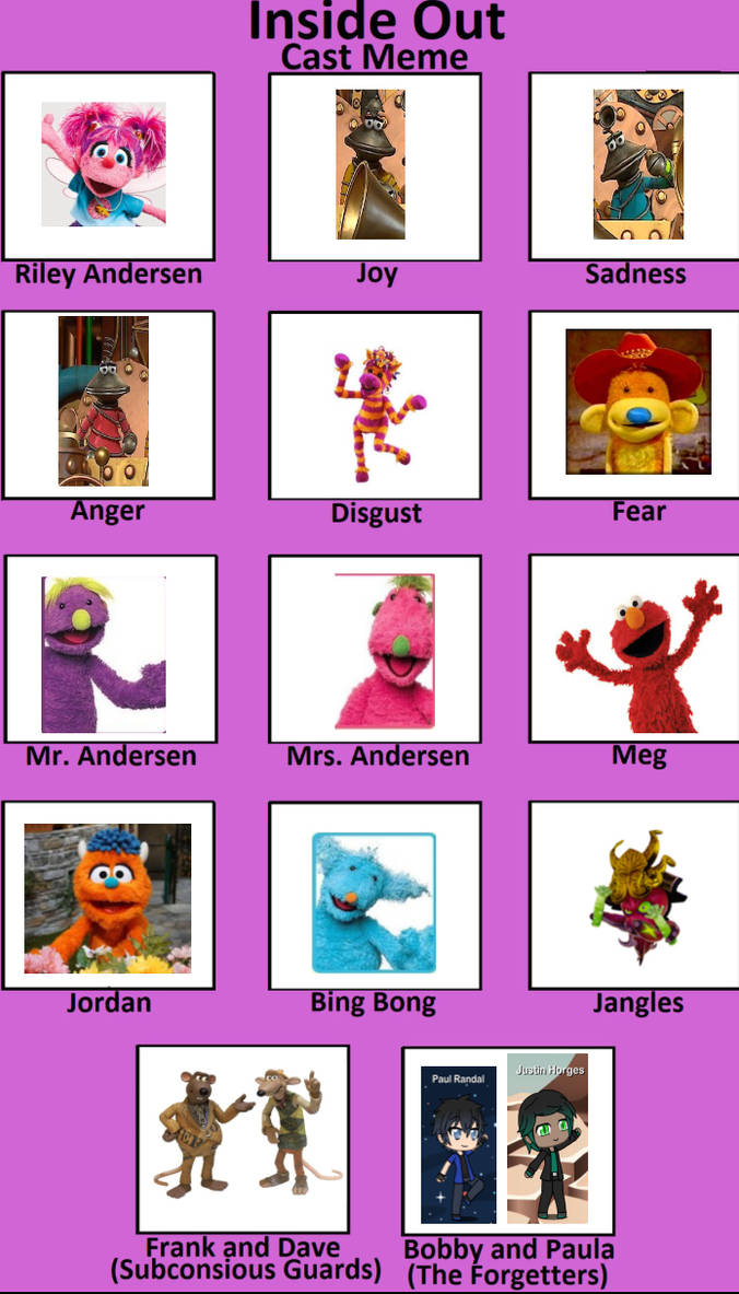 My Inside Out Cast Meme By Inflationrules On DeviantArt My inside out cast meme by inflationrules on deviantart