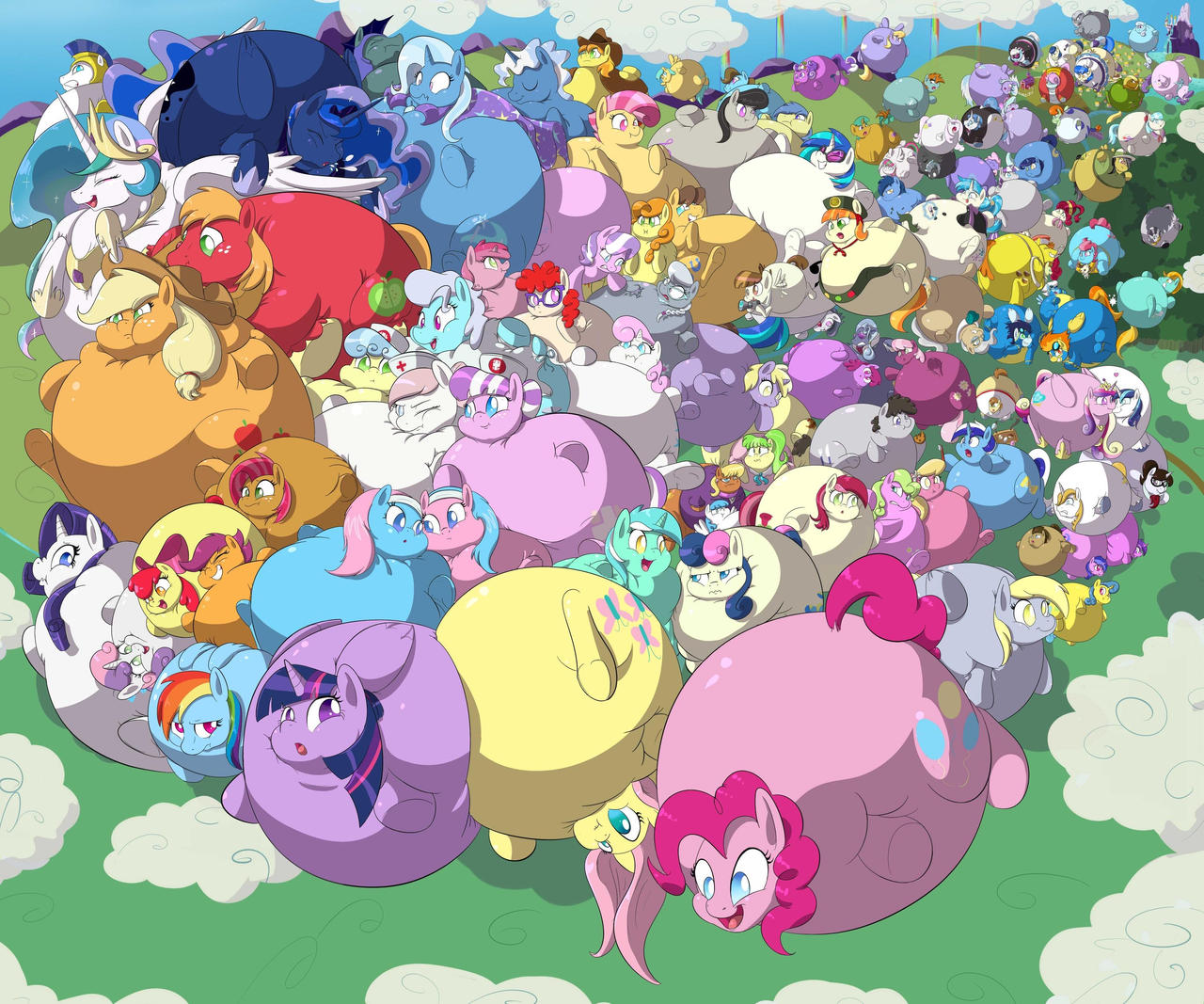 The Inflated Pony Virus by inflationrules on DeviantArt