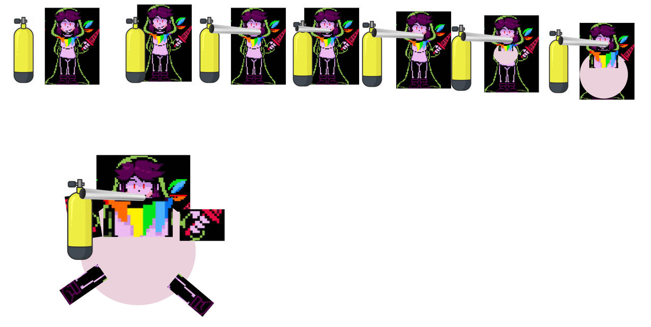 Chara Inflate Storyshift Chara Air Tank Accident by inflationrules on DeviantArt