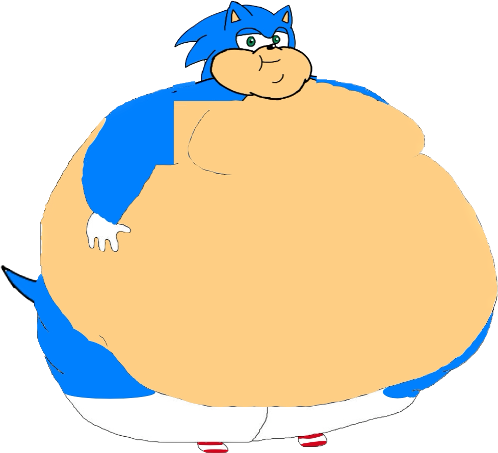 Fat Sonic 2 by inflationrules on DeviantArt