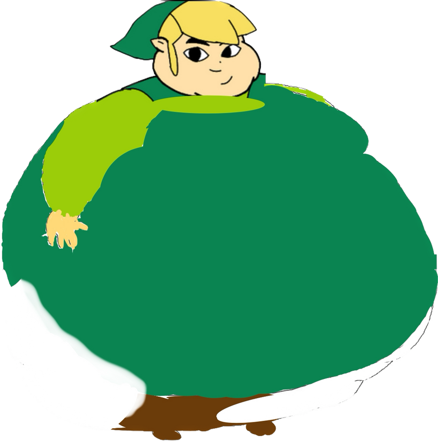 Fat Toon Link Transparent by inflationrules on DeviantArt