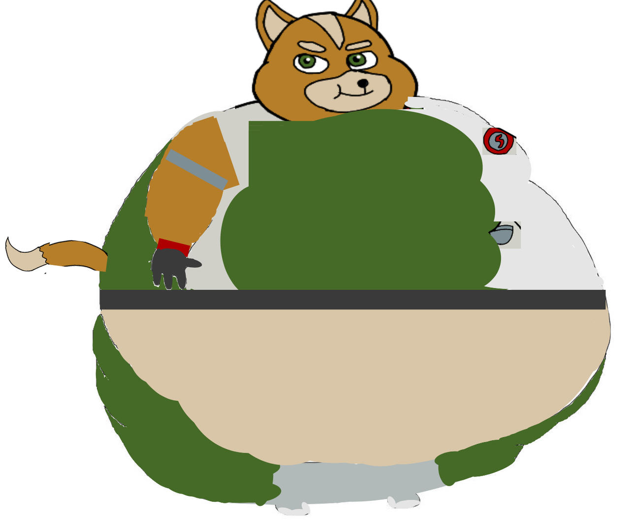 Fat Fox McCloud by inflationrules on DeviantArt