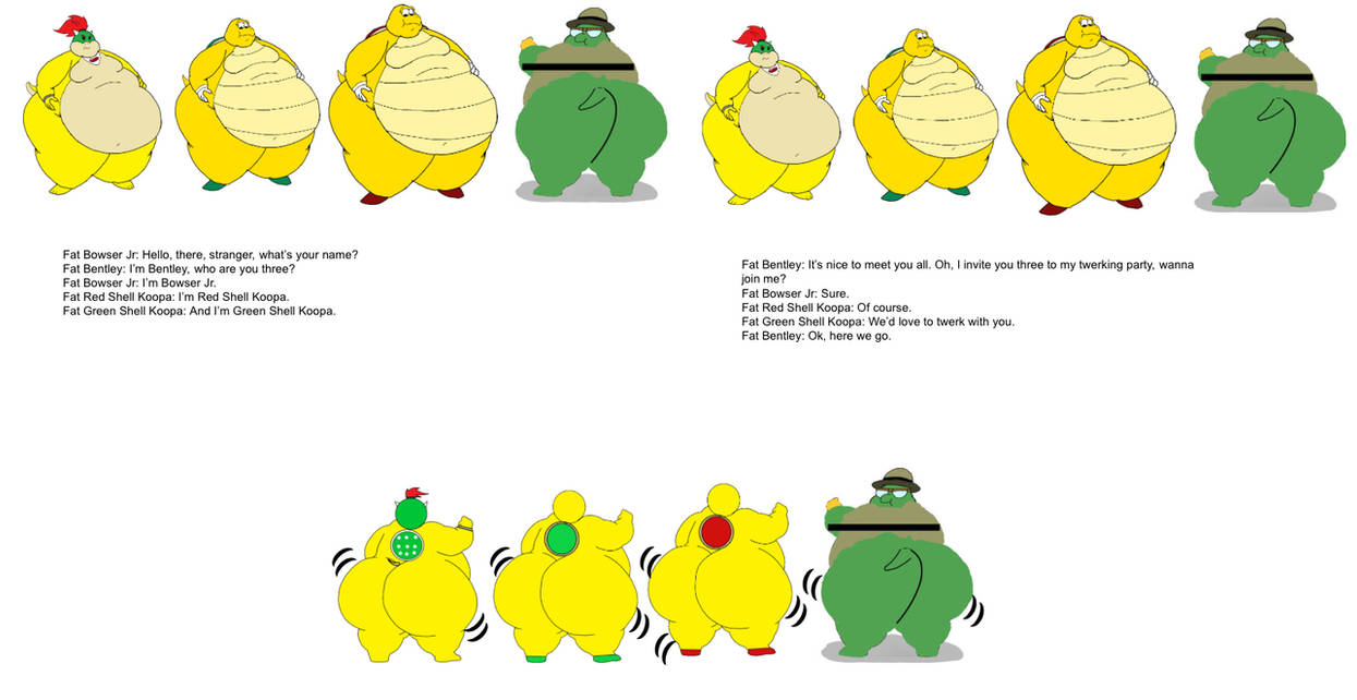 Browser Inflation Fat Bowser Jr And His Fat Friends Meet Fat Bentley by inflationrules on ...
